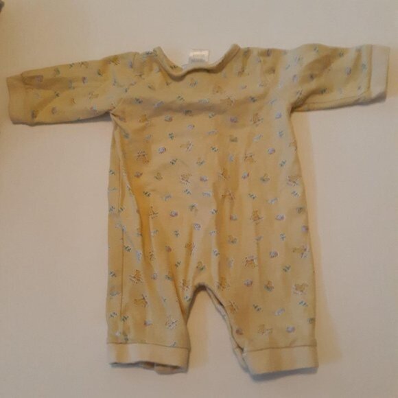 Agabang Baby Girls One Piece Pajamas size 3 Months Yellow Duck - Picture 6 of 6